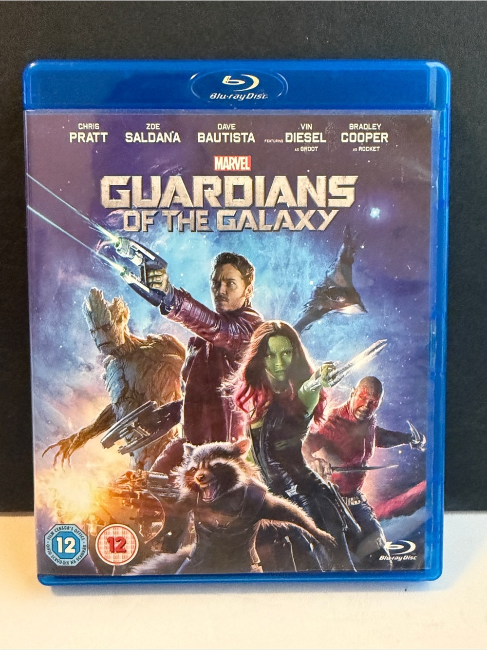 Marvel Guardians of the Galaxy (2014), UK Blu-ray edition.